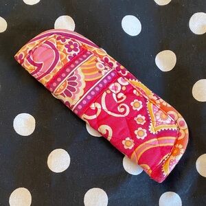 Vera Bradley Pink & Orange Quilted Sunglass Sleeve